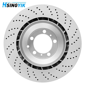 High Carbon Alloy Rear Brake Disc 9Y0615601B for Audi E-Tron GT Saloon for Porsche Cayenne-High <strong>Performance</strong> <strong>Rotors</strong> - Product Image 2
