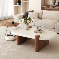 Table basse rectangulaire en bois moderne et minimaliste pour salon, design luxueux, écologique, durable, meubles pour la maison