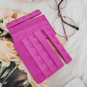 Accesorios de Lencería Femenina, Extensor de Sujetador, Tirantes de Sujetador, Negro/Blanco/Nude, Nailon Suave y Cómodo, Acero Inoxidable, 3 Filas, 5 Ganchos - Product Image 5