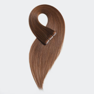 <span class=keywords><strong>Extension</strong></span> a Fascia Invisibile di Lusso in <span class=keywords><strong>Capelli</strong></span> <span class=keywords><strong>Veri</strong></span> Vergini Brasiliani Double Drawn con Cuticole Allineate e Nastro Adesivo - Product Image 4