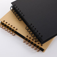 Diy regalo negro tablero de papel pegatinas diario Scrapbooking álbum de fotos suministros libro de chatarra