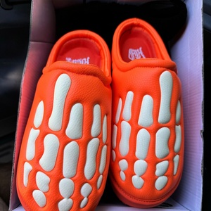 Pantuflas de <span class=keywords><strong>media</strong></span> suela con suela gruesa, transpirables, antideslizantes, cómodas, con logotipo personalizado, estilo esqueleto, populares - Product Image 6