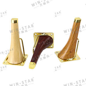 Winstar Pieds de canapé modernes chromés métallisés plaqués or Pieds de <span class=keywords><strong>table</strong></span> dorés pour le salon, la chambre à coucher et le bureau Meubles de maison - Product Image 6