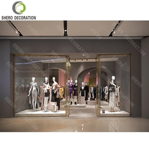 Clothing Shop Interior Design Custom Metal Clothing Display Rack Stand for Clothes Modern Clothing Store Furniture - Product Image 5