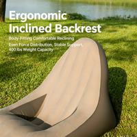 Canapé gonflable individuel pour le camping, chaise longue gonflable automatique, nouveau style de lit gonflable d'extérieur pour le camping