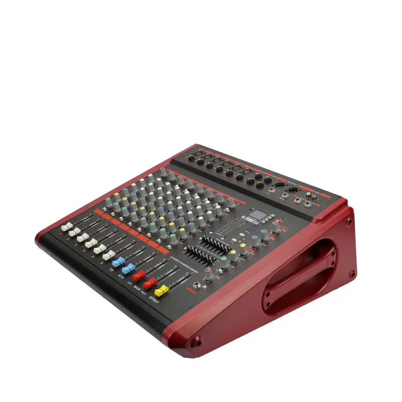 GPUB MAX800 8CH 350W * 2 DSP Auto Powered Audio Mixer Misch konsole DJ mit Verstärker für profession elles Lautsprechers ystem