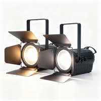 Foco LED DMX512 de Alta Potencia 200W, Doble Color 3200K 5600K, Atenuación Continua y Control CCT, CRI 97, Enfoque Manual