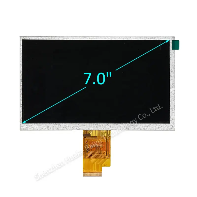 Заводская Лучшая цена 1024*600 40pin tft lcd панель lvds интерфейс 7 дюймов ips lcd дисплей 1024x600 tft lcd модуль для промышленного производства