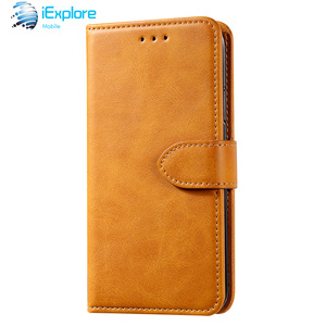 Iexplore lật Bìa Matte PU da trường hợp khe cắm thẻ Wallet TPU điện thoại trường hợp đối với iPhone 17 <span class=keywords><strong>Pro</strong></span> <span class=keywords><strong>Max</strong></span> Samsung S25 Lưu ý 20 - Product Image 2