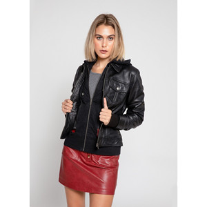 Giacca di pelle donna Annalise - Product Image 1