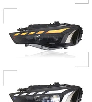 Phares LED modifiés Audi A5 2012-2016 12V Nouveaux feux de jour Clignotants dynamiques