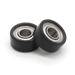 684ZZ POM <b>Plastic</b>-Coated Wear-Resistant Bearing Pulley 4*11*5mm Conveyor <b>Wheel</b> <b>Wheel</b> for Transmission Door Window Rollers - Product Image 2