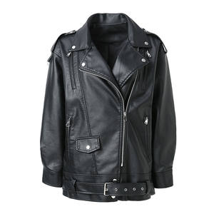 Jancoco populaire <span class=keywords><strong>pas</strong></span> <span class=keywords><strong>cher</strong></span> <span class=keywords><strong>femme</strong></span> Faux <span class=keywords><strong>cuir</strong></span> manteau femmes lâche PU <span class=keywords><strong>cuir</strong></span> veste - Product Image 1