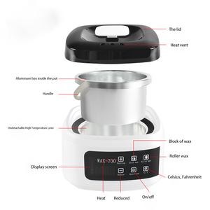 Kit de calentador de cera de alta calidad OEM <span class=keywords><strong>para</strong></span> depilación, calentador de máquina de fusión de <span class=keywords><strong>parafina</strong></span>, calentador de cera multifunción <span class=keywords><strong>para</strong></span> el cuidado de la salud - Product Image 4