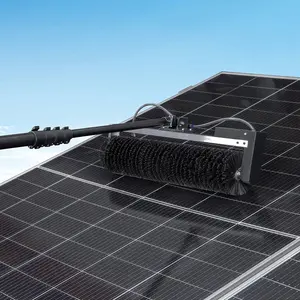 太阳能电池板清洁设备高效太阳能电池板清洁解决方案太阳能光伏清洁旋转刷
