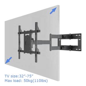 Manufacturer Supply High Quality 32"-75" <strong>Long</strong> <strong>Arm</strong> Full Motion <strong>Tv</strong> Wall Mount Soporte De <strong>Tv</strong> Para Folding <strong>Tv</strong> <strong>Brackets</strong> - Product Image 4