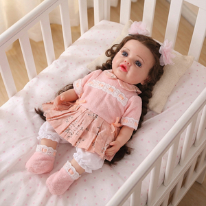 Muñeca Realista R&B <span class=keywords><strong>de</strong></span> 15 Pulgadas (46 cm), Muñeca <span class=keywords><strong>de</strong></span> <span class=keywords><strong>Arte</strong></span> Hecha a Mano, Linda Princesa <span class=keywords><strong>de</strong></span> Silicona Platino, Muñeca Realista <span class=keywords><strong>Reborn</strong></span> - Product Image 6
