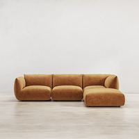 Nouveau design, salon moderne, meubles de luxe, canapé sectionnel, canapé en tissu velours, ensemble de canapés de luxe pour salon