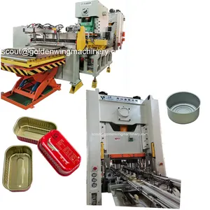 press machine for square two-piece tuna tin box making