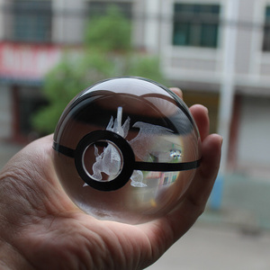 Boule de <span class=keywords><strong>Cristal</strong></span> K9 Mega Charizard de 50 mm 80 mm pour Cadeau d'Anniversaire d'Enfant - Product Image 3
