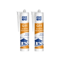 Scellant silicone acétique économique, colle blanche imperméable pour cuisine et salle de bain