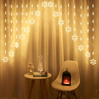 Guirlandes lumineuses LED imperméables IP65 en forme d'étoiles et de lunes, 3,4 m, pour extérieur, Noël, jardin, festival, camping, décoration