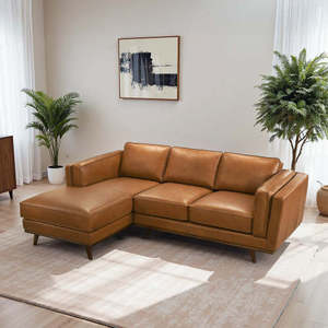 Modern Chase PU Leather Three Seat Modular Sectional Left Facing Sofa <b>Bed</b> High Quality Living Room Furniture for Hotel Use - Product Image 3