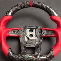 Volant en fibre de carbone forgé sur mesure pour Lamborghini Huracan Aventador Urus, assemblage de volant sport en cuir