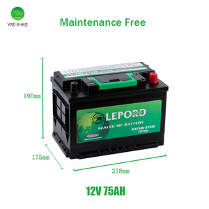 แบตเตอรี่รถยนต์ 12v 75ah แบตเตอรี่รถยนต์แบบตะกั่วกรด แบตเตอรี่ 80ah คุณภาพเยี่ยม ขายส่งจากผู้ผลิต - Product Image 3