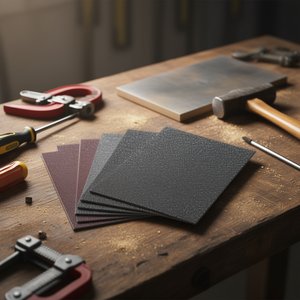 Hoja de papel de lija de carburo de silicio Ttake Ab3044, grano 60, 230x280 mm, para discos de lijado - Product Image 3