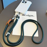 Étui de téléphone unisexe avec cordon de cou réglable, bandoulière robuste en nylon avec clip métallique, sangle de caméra rétractable pour extérieur