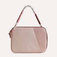Housse d'ordinateur portable rose personnalisable avec logo, sac organisateur pour ordinateur portable en gros avec poche avant, fermeture éclair et design fin pour un transport léger