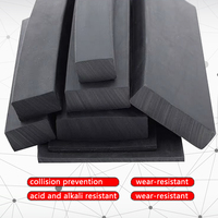Joint d'étanchéité rectangulaire en mousse de caoutchouc EPDM extrudé, bande d'étanchéité noire pour armoire électrique, marine, étanche et antichoc