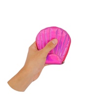 WELLFLYER MS-862 Trousse de manucure créative en acier inoxydable avec fermeture éclair, ensemble de 6 outils de manucure, coupe-ongles, soins personnels