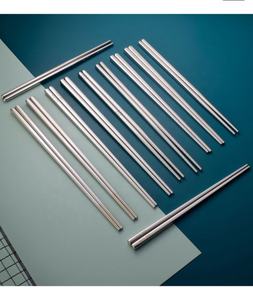 Juego de Palillos Portátiles de Acero Inoxidable 304/316, Reutilizables, con Patrón Sólido Grabado, Estilo Coreano, para Hogar y Hotel - Product Image 5
