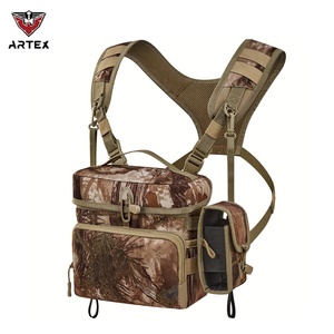 Harnais de poitrine pour jumelles avec pochette pour télémètre, harnais pour jumelles avec housse de pluie pour la chasse - Product Image 1