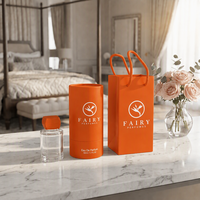 Parfum de luxe 50 ml, flacon vaporisateur en verre avec pompe, coffret cadeau parfum avec boîte et emballage promotionnel