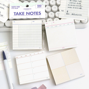 Blocchetti Adesivi per Pianificazione Giornaliera, Blocchi per Appunti Personalizzati, Carte Adesive e Post-it, Cancelleria all'Ingrosso - Product Image 1