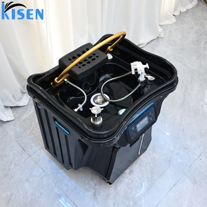 KISEN <b>Portable</b> Shampoo Chair Plastic Basin Modern Design Salon Furniture for Commercial Use - Product Image 3