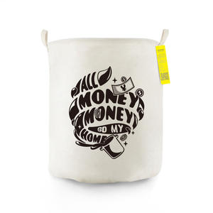 Panier à linge rond, pliable, avec poignées, pour la maison, vente en gros, 3 pièces - Product Image 2