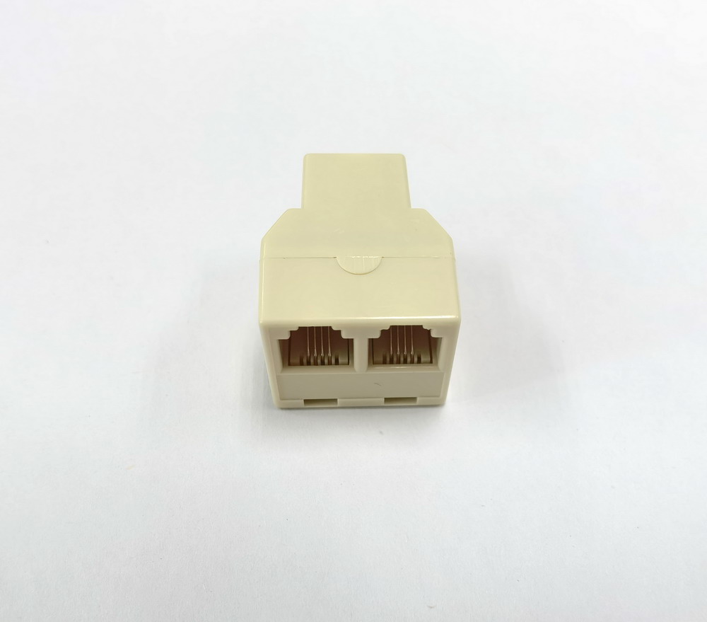 High quality 3 Way Network Cable Splitter RJ45/RJ11 Female to 2 RJ45/RJ11 Female Lan Ethernet Cable Splitter Coupler