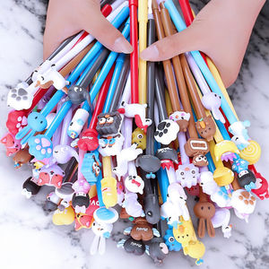 Черная гелевая ручка Kawaii 0,5 мм с гелевыми чернилами для мальчиков и девочек - Product Image 3