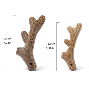 Juguete de asta de ciervo marrón indestructible y resistente Zturn para perros, alivia el aburrimiento, para jugar solo, mordedor para Corgi y Border <span class=keywords><strong>Collie</strong></span> - Product Image 3