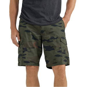 Pantalones Cortos Cargo para Hombre al por Mayor, 100% Algodón Transpirable, con Cordón Ajustable, Bajo Deshilachado, Ajuste Holgado y Bolsillos Extendidos - Product Image 2