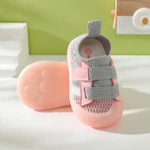 Zapatillas de Tobillo para Bebés, Niños y Niñas, de Verano, Transpirables, con Suela Antideslizante de TPR, Planas, para Interiores, con Cierre de Velcro, Diseño de Dibujos Animados, Suministro de Fábrica - Product Image 3