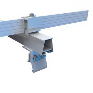 Sistema de Montaje de Techo Metálico de Alta Rigidez, Anodizado, de Instalación No Penetrante, Soportes Solares Klip-Lok, Carga de Viento 60, Carga de Nieve - Product Image 1