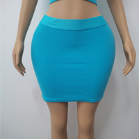 Ensemble jupe mini deux pièces pour femme avec logo personnalisé, sexy, moulant, pour l'automne, vêtements de détente, coton doux, élasthanne, haute extensibilité, confort, tendance Y2K