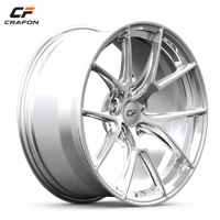 Jantes forgées multi-rayons CF 5x130 20 pouces pour voitures particulières, compatibles Audi A6 A8 C8 RS3 S3 Bespoke