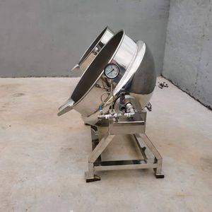 Autoclave de stérilisation industrielle à double enveloppe en acier inoxydable 304 avec chauffage électrique pour la stérilisation des boîtes de sauce à 134°C - Product Image 3