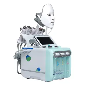 7 In 1 Draagbare Water Zuurstof Jet Peel Facial Machine Zuurstof Injectie Spuitpistool Hyperbare Kamer Voor Verkoop